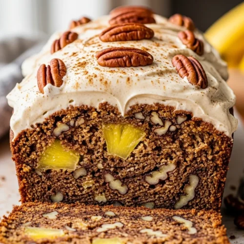  Hummingbird Bread with Cinnamon Cream Cheese Frosting
