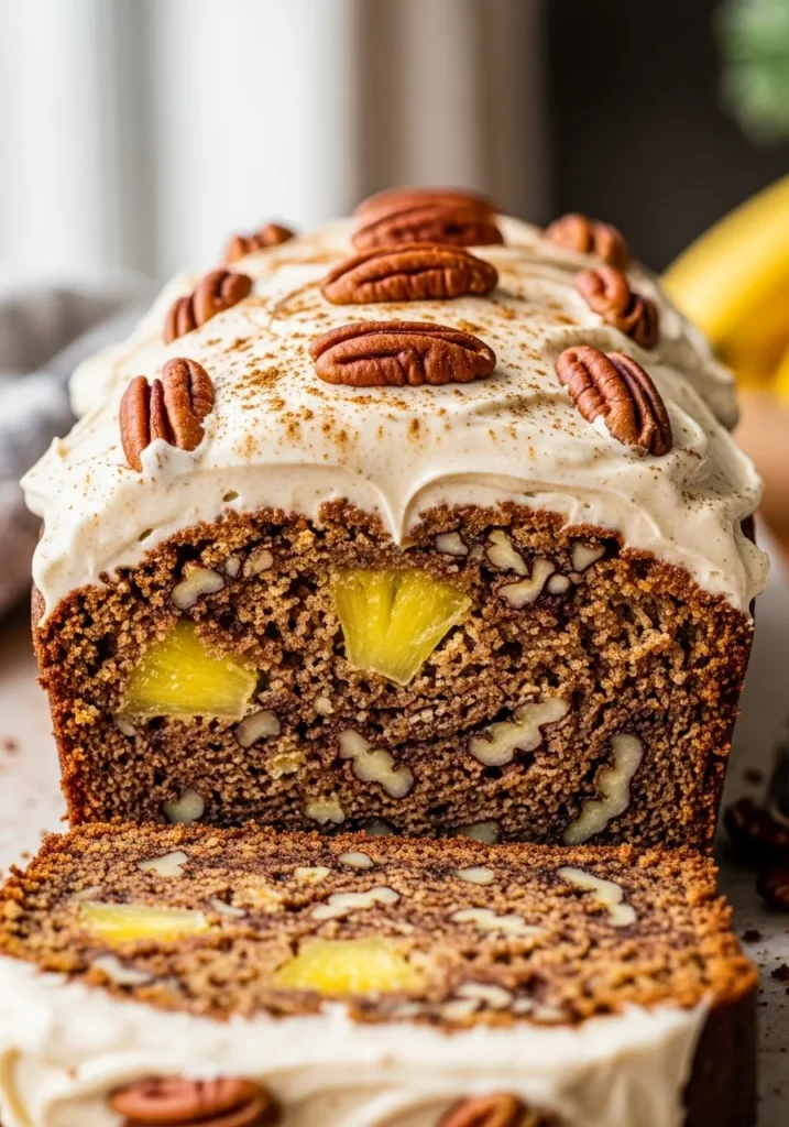  Hummingbird Bread with Cinnamon Cream Cheese Frosting