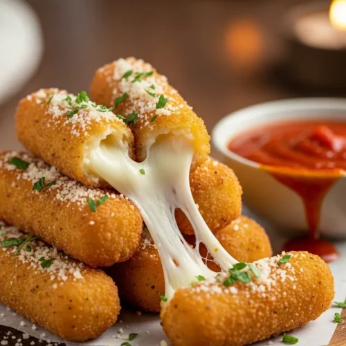Irresistible Mozzarella Cheese Sticks