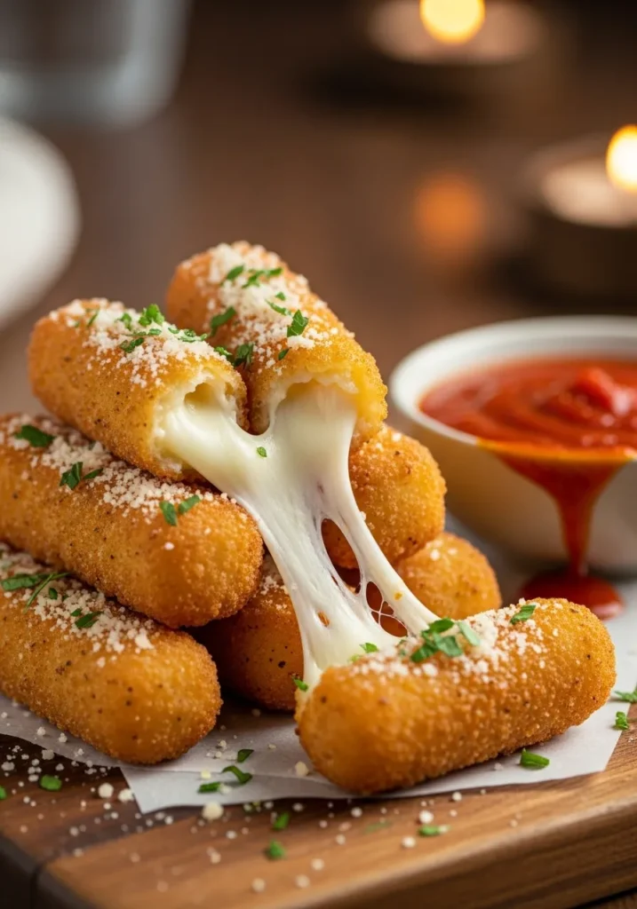 Irresistible Mozzarella Cheese Sticks