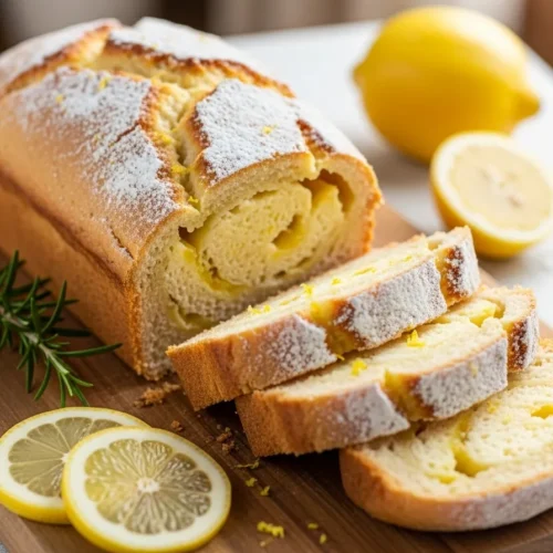 Lemon Cream Cheese Bread