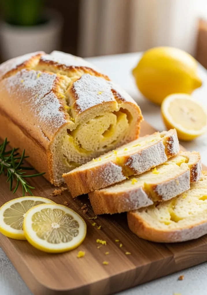 Lemon Cream Cheese Bread
