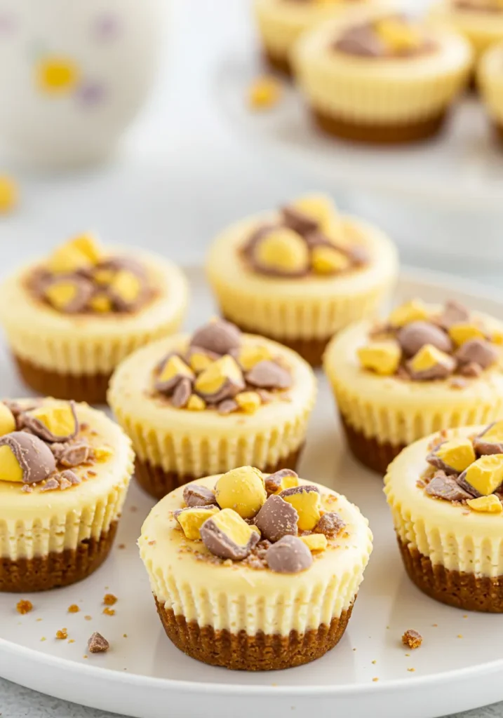 Mini Egg Cheesecake Bites Recipe