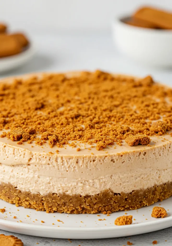 No-Bake Biscoff Cheesecake Recipe
