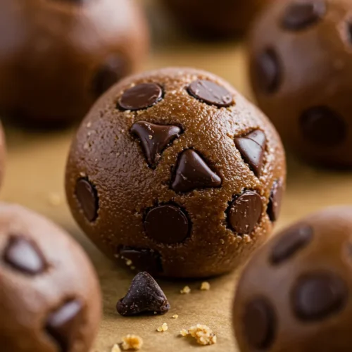 No-Bake Chocolate Chip Cookie Balls Recipe