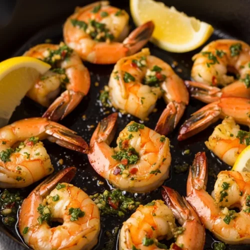  Pan Seared Chimichurri Shrimp