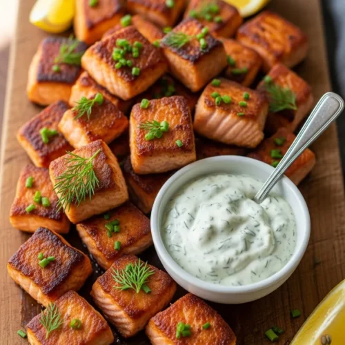 Pan-Seared Salmon Bites