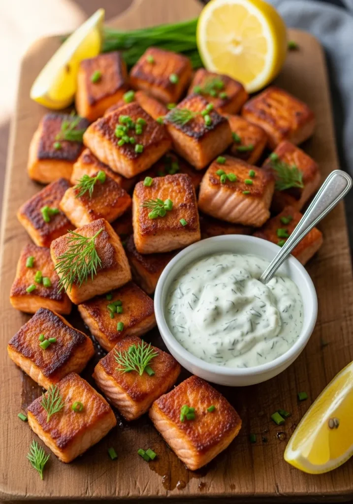 Pan-Seared Salmon Bites