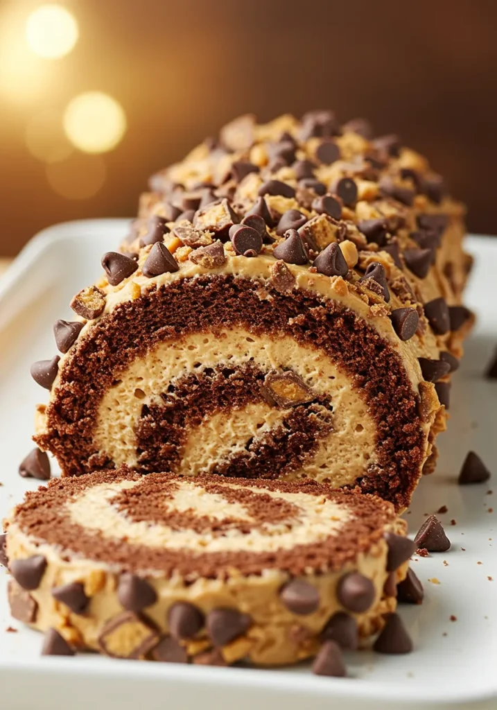 Peanut Butter Cup Cake Roll Recipe