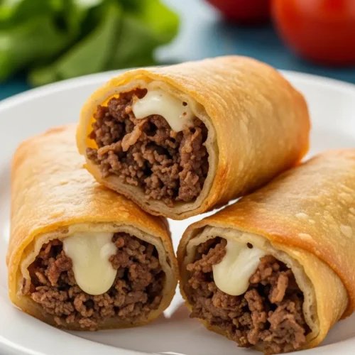 Philly Cheesesteak Egg Rolls