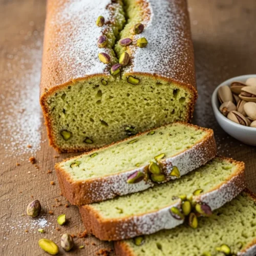 Pistachio Pudding Bread