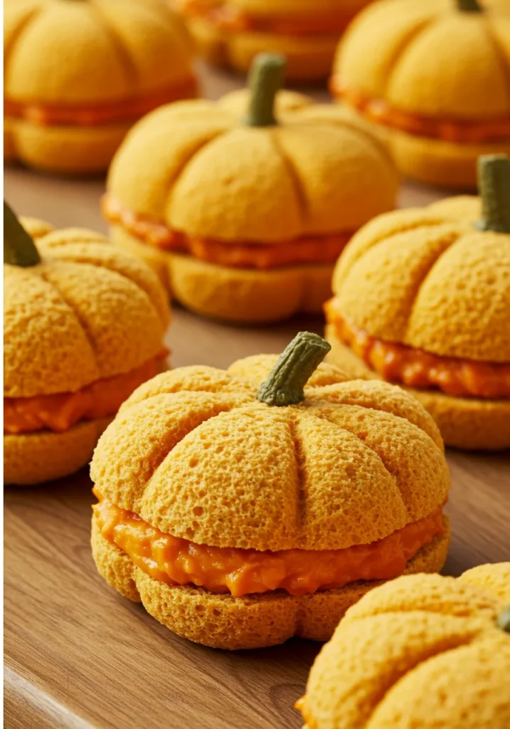 Pumpkin Shaped Sandwiches Recipe