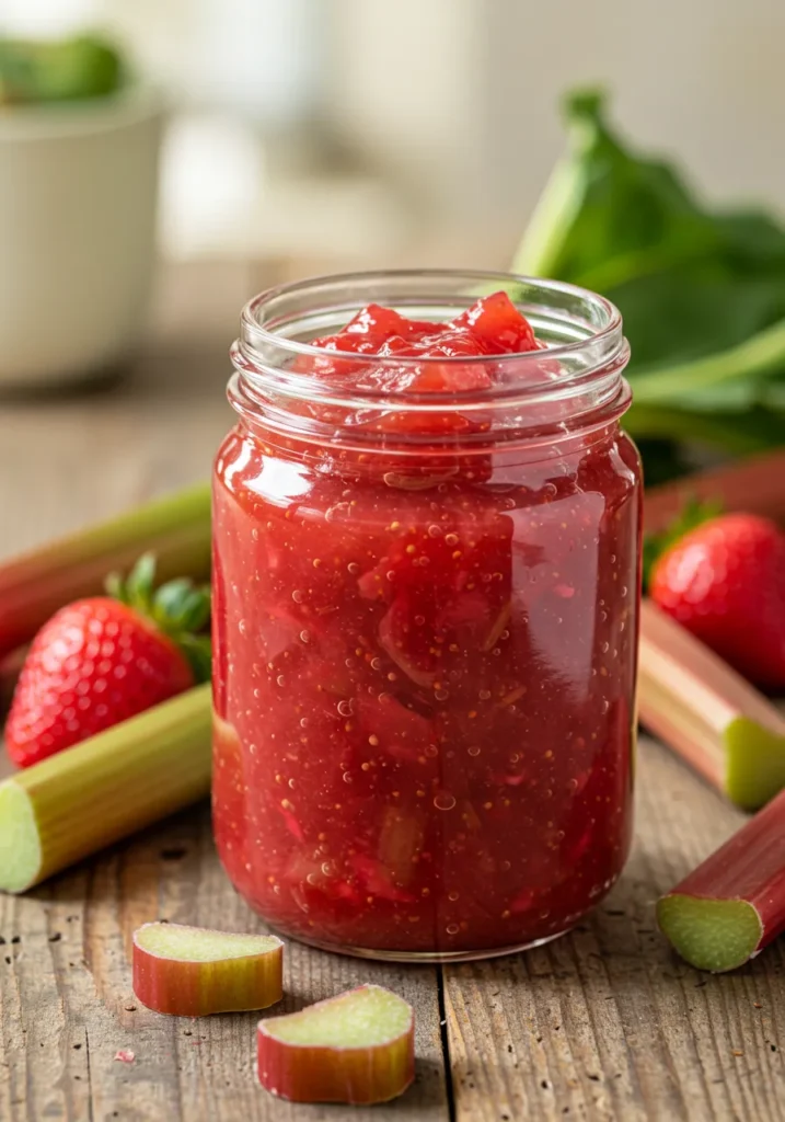 Rhubarb and Strawberry Jam Recipe
