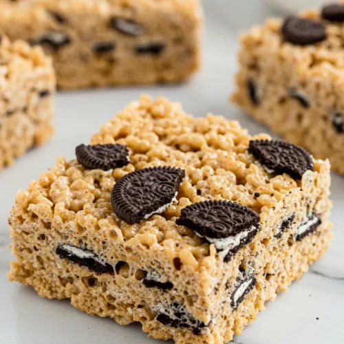 Rice Krispies Treats with Oreos Recipe