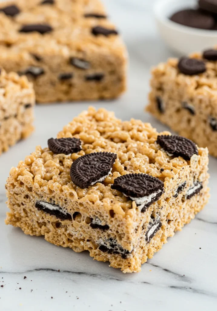 Rice Krispies Treats with Oreos Recipe