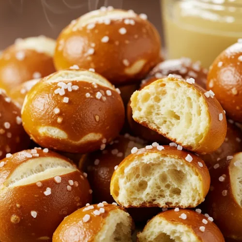 Soft Pretzel Bites Recipe
