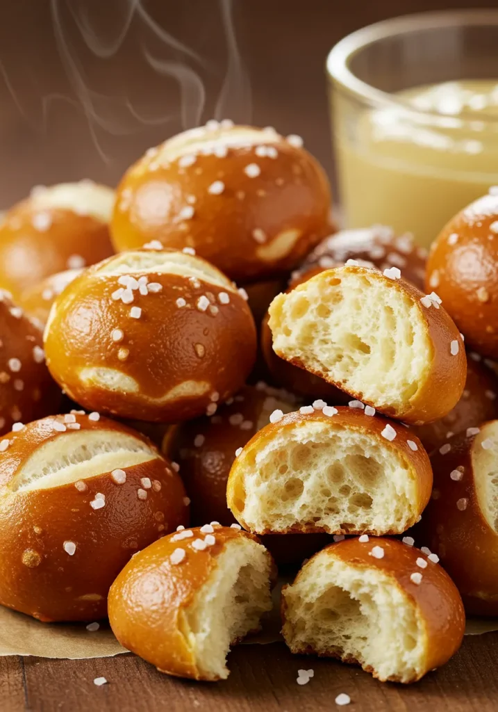 Soft Pretzel Bites Recipe
