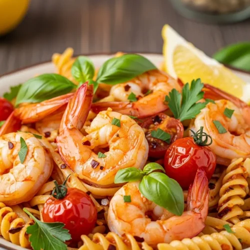 Spicy Shrimp Pasta