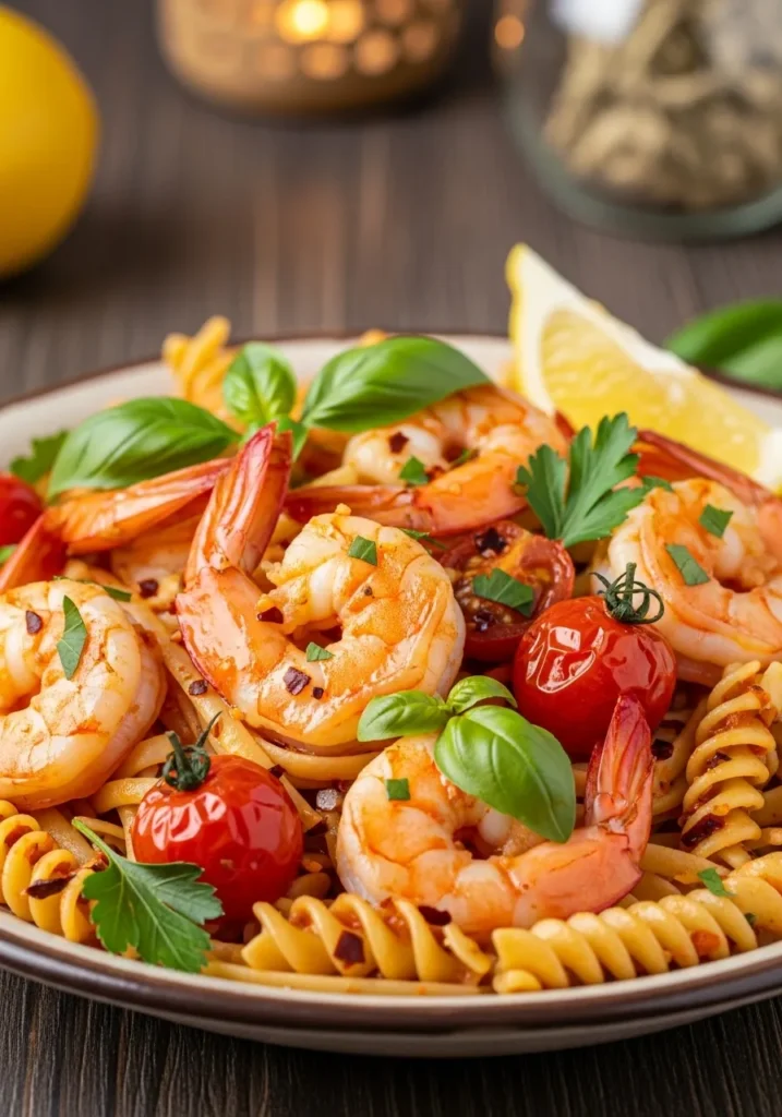 Spicy Shrimp Pasta