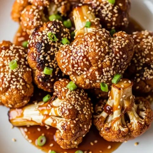Sticky Sesame Cauliflower