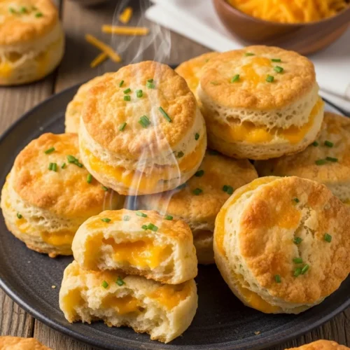 Super Easy 4-Ingredient Cheese Biscuits