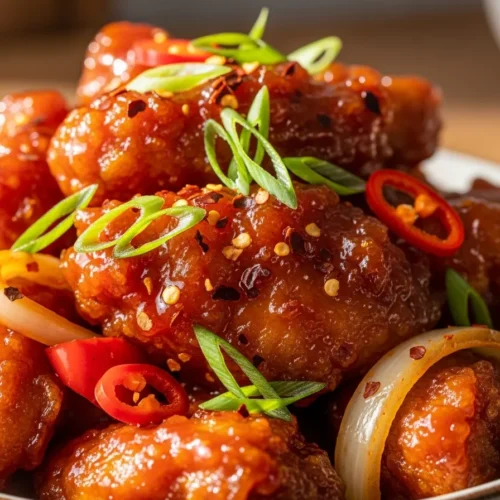 Sweet and Spicy Honey Pepper Chicken