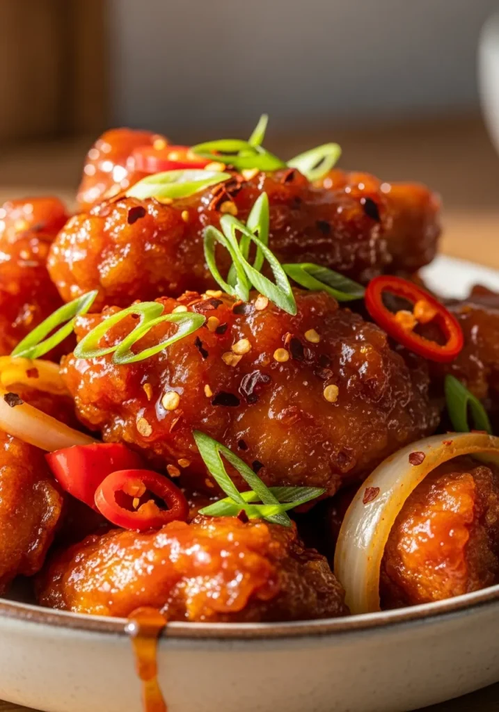 Sweet and Spicy Honey Pepper Chicken