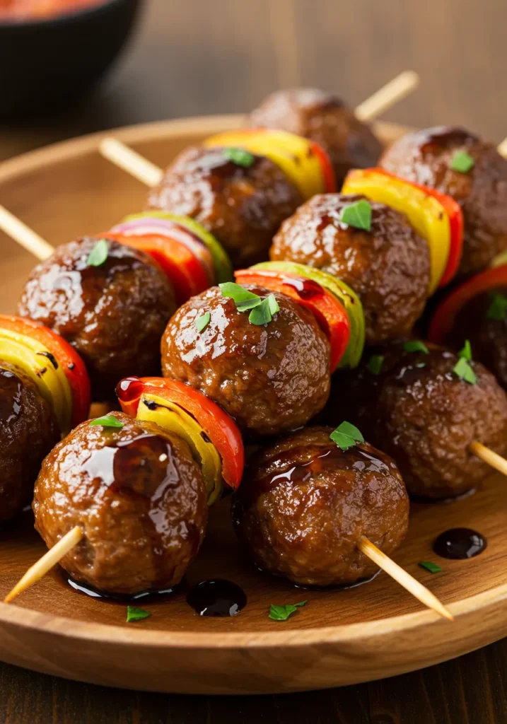 Tasty Meatball Skewers to Wow Your Fall Party