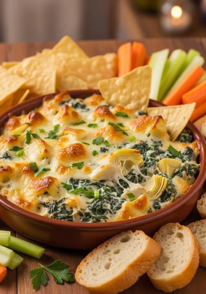 The Best Spinach Artichoke Dip