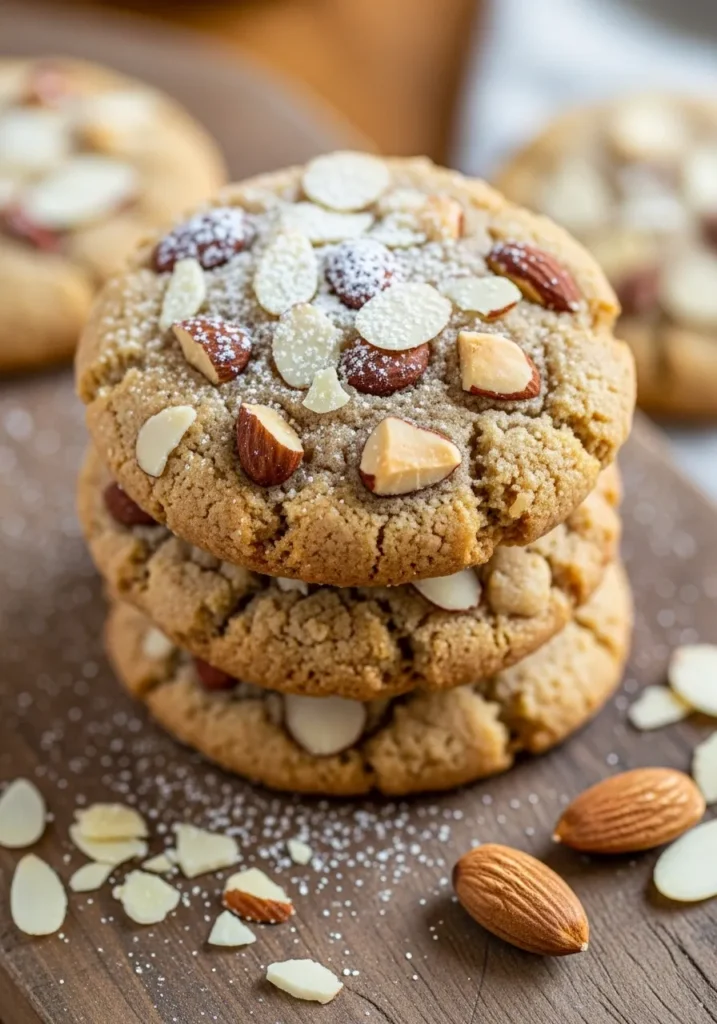 Triple Almond Cookies