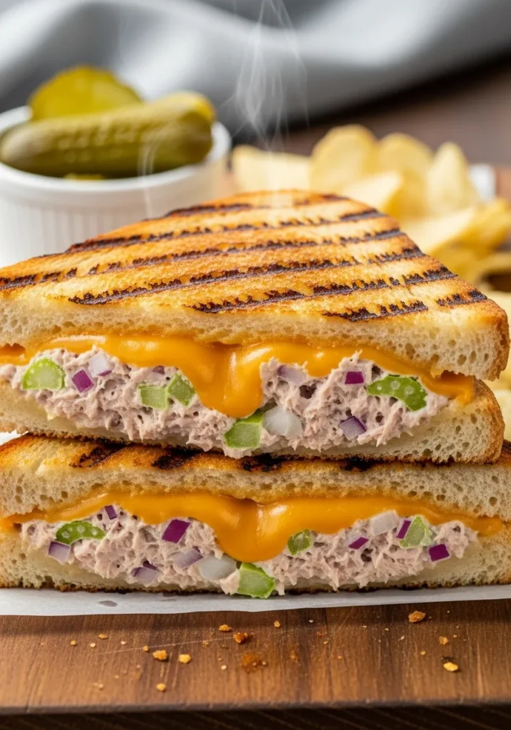 Tuna Melt Grilled Sandwiches