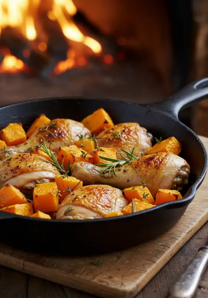  Rustic Chicken and Butternut Squash Bake