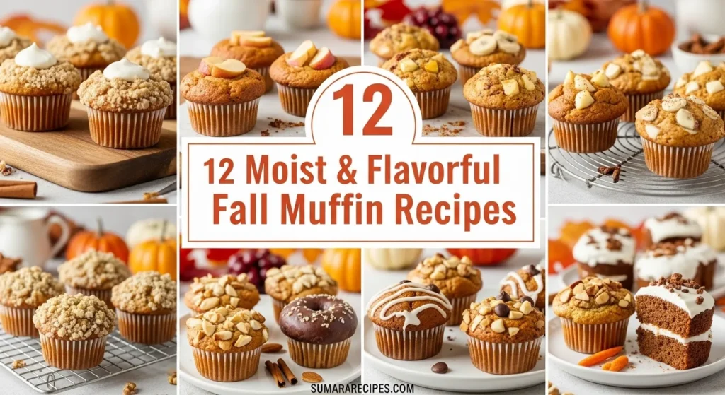 12 Moist & Flavorful Fall Muffin Recipes