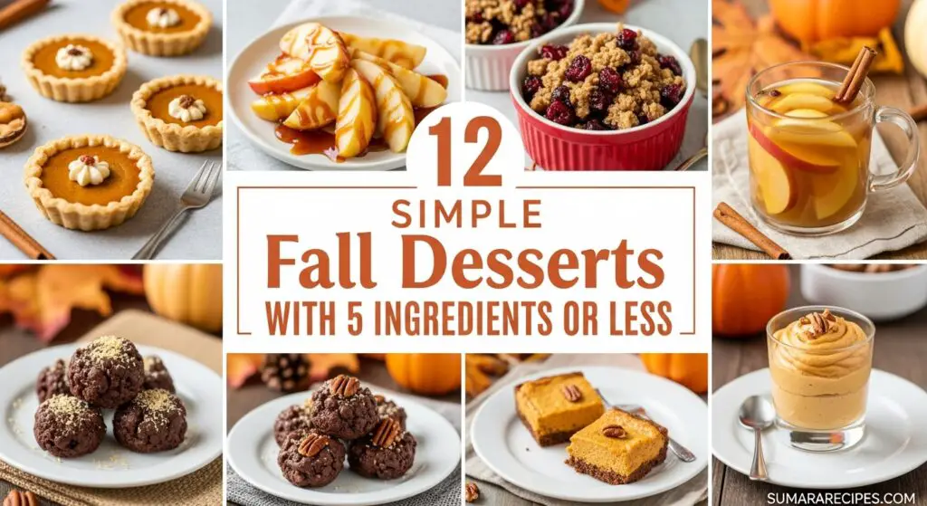 12 Simple Fall Desserts with 5 Ingredients or Less