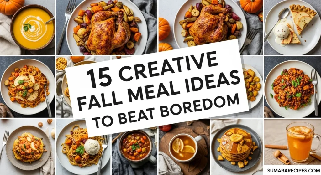 15 Creative Fall Meal Ideas to Beat Boredom