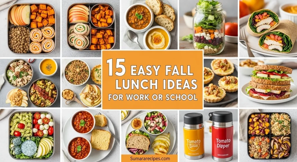 15 Easy Fall Lunch Ideas for Work or School