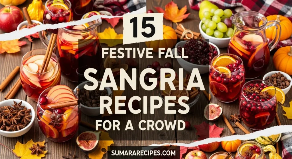 15 Festive Fall Sangria Recipes for a Crowd