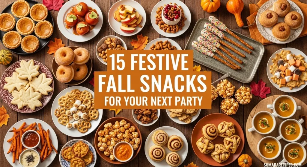 15 Festive Fall Snacks for Your Next Party