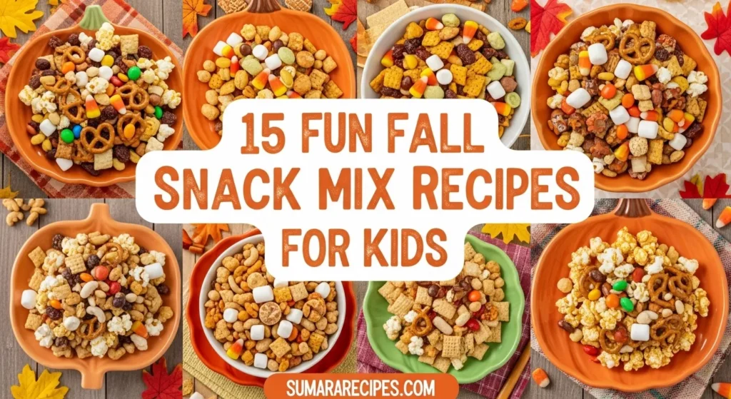 15 Fun Fall Snack Mix Recipes for Kids