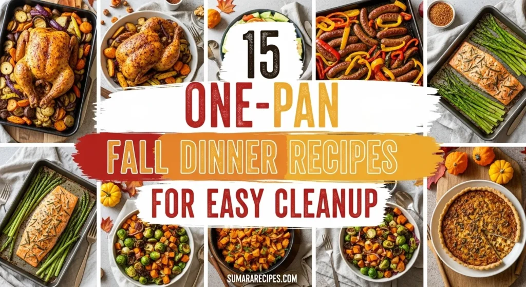 15 One-Pan Fall Dinner Recipes for Easy Cleanup