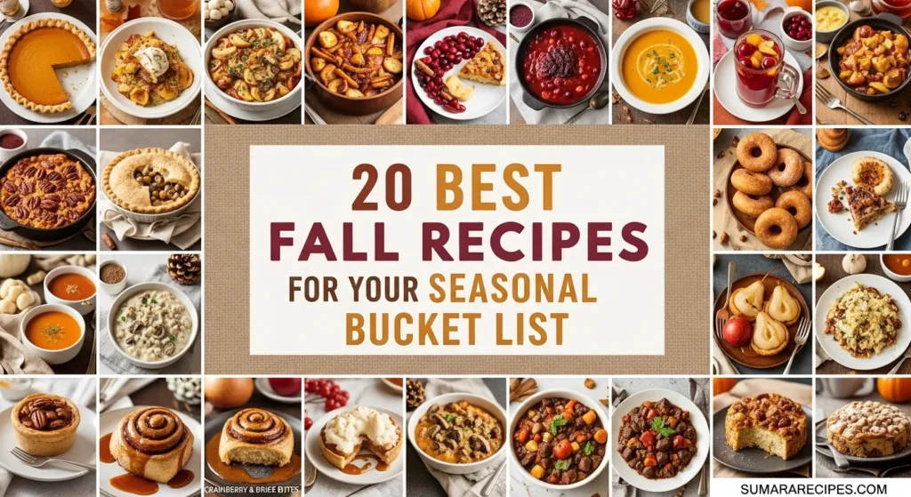 20 Best Fall Recipes for Your Seasonal Bucket List