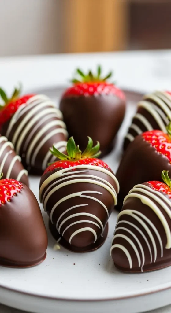 3-Ingredient Chocolate Strawberries