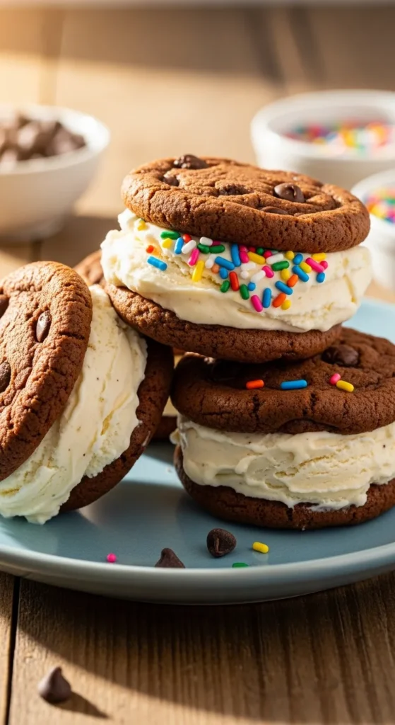 3-Ingredient Ice Cream Sandwiches