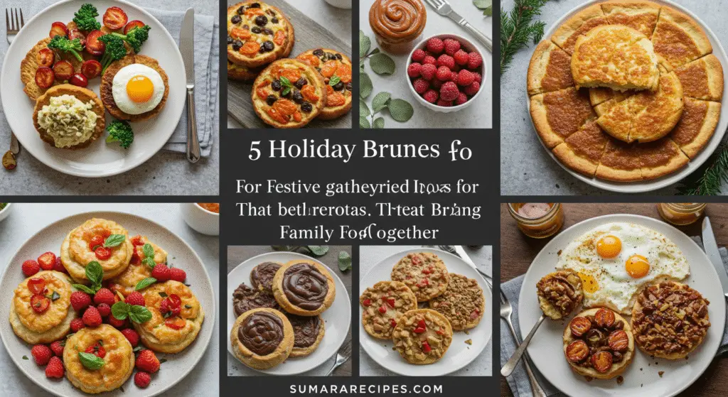 5 Holiday Brunch Ideas for Festive Gatherings That Will Wow Your Guests Okay, let’s talk brunch. The holiday season is basically screaming for it, right Between the chaotic gift shopping, cookie baking, and pretending you like Aunt Linda’s fruitcake, a brunch gathering feels like a breath of fresh air. Plus, it’s the perfect excuse to eat pancakes and drink mimosas before noon—don’t act like you haven’t thought about it. But here’s the catch holiday brunches deserve more than the usual eggs-and-toast snooze-fest. You want dishes that feel festive, fresh, and just the right amount of fancy without turning your kitchen into a disaster zone. Sound familiar I got you. Below, I’m sharing my favorite holiday brunch ideas for festive gatherings that will seriously impress your crew. These recipes are fun, approachable, and perfect whether you’re feeding five or twenty. Bonus they’re pretty easy, so you won’t have to live in the kitchen all day (because who wants that). Ready to turn your brunch into the event of the season Let’s jump in! 1. Cranberry-Orange Dutch Baby Pancake Why It’s Awesome Forget boring pancakes. This Dutch baby comes out of the oven puffed, golden, and topped with tangy cranberries and a splash of fresh orange juice. It’s basically brunch magic that looks like you worked way harder than you did. Ingredients 3 large eggs 23 cup all-purpose flour 23 cup milk 1 tbsp sugar Pinch of salt 1 tbsp butter 1 cup fresh or frozen cranberries Zest and juice of 1 orange Powdered sugar, for dusting Step-by-Step Instructions Preheat oven to 425°F (220°C). Place a 10-inch ovenproof skillet (cast iron works best) in the oven with the butter to melt. In a blender or bowl, whisk together eggs, flour, milk, sugar, and salt until smooth. Carefully remove skillet from oven, swirl butter around, and pour batter in. Scatter cranberries over the top and sprinkle with orange zest. Bake for 15-20 minutes until puffed and golden. Squeeze fresh orange juice over the top, dust with powdered sugar, and serve immediately. Why You’ll Love It This dish is the wow factor at any brunch. It’s sweet, tangy, and impressive-looking without a ton of effort. Also, the puffiness deflates quickly, so serve fast and enjoy the “Omg, you made this!” looks. IMO, it beats regular pancakes any day. 2. Savory Sweet Potato Hash with Spinach and Feta Why It’s Awesome Sweet potatoes bring natural sweetness that pairs perfectly with salty feta and fresh spinach in this colorful, nutritious hash. It’s like your veggies finally got a makeover for brunch. Ingredients 2 large sweet potatoes, peeled and diced 1 tbsp olive oil 1 small onion, diced 2 cups fresh spinach 12 cup crumbled feta cheese Salt and pepper, to taste Optional 2 eggs, cooked any style (because brunch) Step-by-Step Instructions Heat olive oil in a large skillet over medium heat. Add diced sweet potatoes and onion; season with salt and pepper. Cook for 10-12 minutes, stirring occasionally, until potatoes are tender and starting to brown. Toss in the spinach and cook until just wilted, about 2 minutes. Remove from heat and stir in feta. Top with cooked eggs if you want to get fancy (or extra brunch points). Why You’ll Love It This sweet potato hash is hearty but still light enough to pair with other brunch goodies. The salty feta totally elevates it. FYI I tried goat cheese here once and wow—never again. Feta wins, hands down. 3. Pear, Walnut, and Brie Crostini with Honey Drizzle Why It’s Awesome Want a fancy appetizer that screams holiday but takes less than 15 minutes These crostinis combine sweet pears, creamy brie, crunchy walnuts, and a drizzle of honey for a perfect bite of festive bliss. Ingredients 1 baguette, sliced into 12-inch rounds 6 oz Brie cheese, sliced 1 large pear, thinly sliced 12 cup walnuts, toasted and chopped Honey, for drizzling Fresh thyme or rosemary (optional, for garnish) Step-by-Step Instructions Preheat oven to 375°F (190°C). Arrange baguette slices on a baking sheet and toast for 5-7 minutes until lightly golden. Top each slice with a slice of Brie and a pear slice. Return to oven for 5 minutes until cheese softens. Remove from oven, sprinkle with toasted walnuts, drizzle with honey, and garnish with herbs if using. Why You’ll Love It Crostinis make you look like a culinary genius without breaking a sweat. Plus, the combo of creamy, sweet, and crunchy flavors keeps everyone coming back for more. I’ve brought these to every party since forever, and they’re always the first to disappear. 4. Cinnamon-Spiced Chai Latte French Toast Casserole Why It’s Awesome Take your classic French toast to the next level with chai spices and an overnight soak. This casserole feeds a crowd and tastes like cozy, spiced holiday hugs in every bite. Ingredients 1 loaf French bread or brioche, cut into cubes 4 large eggs 1 12 cups milk 12 cup heavy cream 13 cup brown sugar 1 tbsp vanilla extract 1 tsp ground cinnamon 12 tsp ground cardamom 12 tsp ground ginger Pinch of cloves Powdered sugar and maple syrup, for serving Step-by-Step Instructions Butter a 9x13 inch baking dish and add bread cubes evenly. In a bowl, whisk together eggs, milk, cream, brown sugar, vanilla, and spices. Pour over bread, pressing gently to soak. Cover and refrigerate overnight. Preheat oven to 350°F (175°C). Bake casserole uncovered for 45-50 minutes until golden and set. Dust with powdered sugar and serve with maple syrup. Why You’ll Love It The chai spices add warmth and holiday vibes that turn this into more than just French toast. It’s dreamy, easy to prep ahead, and perfect if you want to enjoy your guests instead of babysitting the stove. Pro tip double the recipe if your crew loves carbs as much as mine. 5. Festive Green Smoothie Bowl with Pomegranate and Kiwi Why It’s Awesome Brunch doesn’t have to be all carbs and cheese—this green smoothie bowl packs in nutrients and looks stunning on the table with bright pomegranate seeds and kiwi slices. Plus, it’s crazy refreshing and light. Ingredients 2 cups fresh spinach 1 frozen banana 12 cup Greek yogurt 12 cup unsweetened almond milk 1 tbsp honey Toppings pomegranate seeds, sliced kiwi, granola, chia seeds Step-by-Step Instructions Blend spinach, banana, yogurt, almond milk, and honey until smooth and creamy. Pour into bowls and decorate with your favorite toppings—think pomegranate seeds, kiwi slices, crunchy granola, and chia seeds. Serve immediately with a spoon and maybe a cheeky smile. Why You’ll Love It This smoothie bowl brings color, freshness, and a little health boost to your festive spread. It’s perfect if you want to balance out all that indulgence with something light and bright. Plus, it looks way fancier than it actually is—always a bonus! Final Word So there you go—five festive holiday brunch ideas that will totally upgrade your gathering. They’re flavorful, festive, and simple enough that you’ll have time to actually enjoy your own party (trust me, that’s the dream). From puffed Dutch babies to savory sweet potato hash and show-stopping crostinis, these dishes bring variety and wow-factor without stress. Whether you want cozy, light, sweet, or savory, there’s something here for everyone. Now, who’s ready to brunch like a boss this holiday season Cheers to good food, great company, and plenty of mimosas ;)
