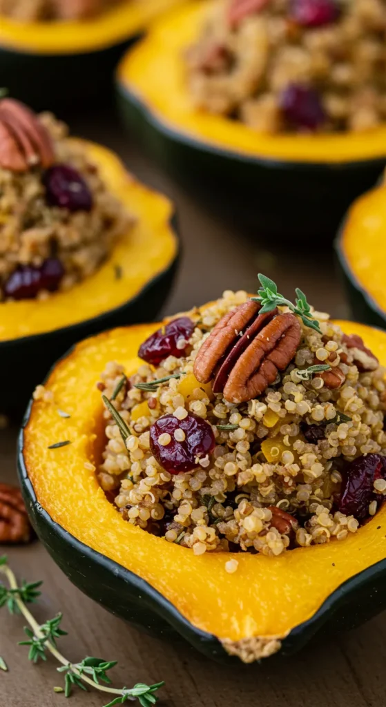 Acorn Squash Stuffed with Quinoa