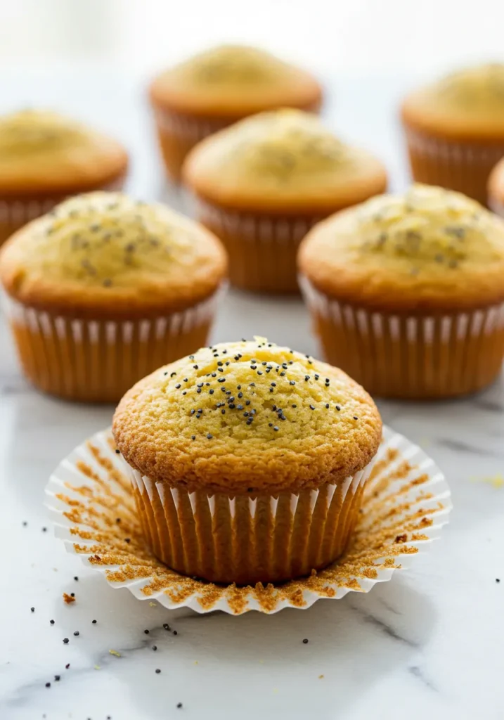 Almond Flour Lemon Poppy Muffins Recipe