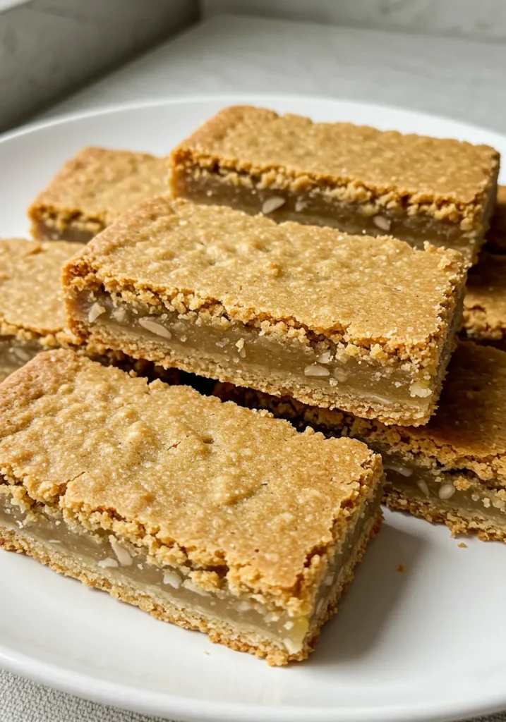 Almond Flour Shortbread Bars