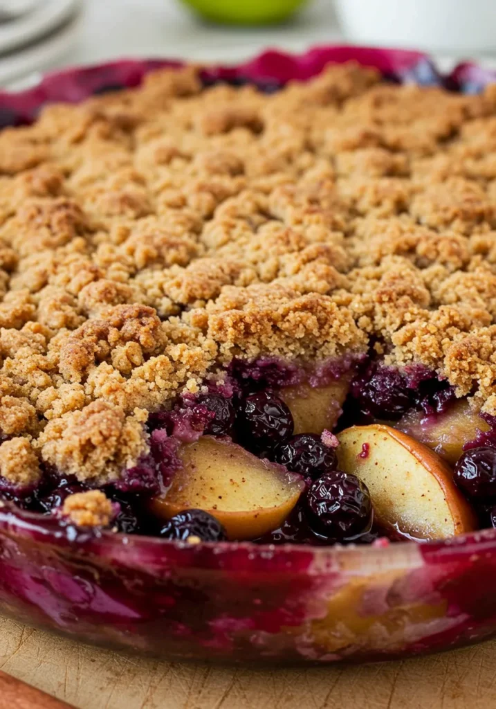 Apple Blueberry Crumble Recipe