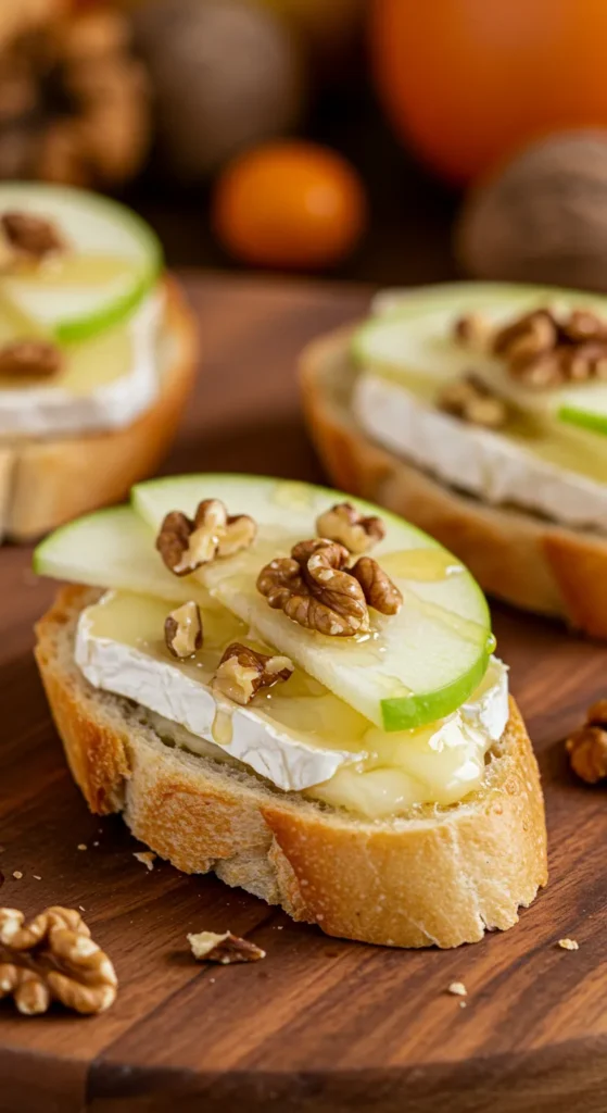 Apple Brie Crostini