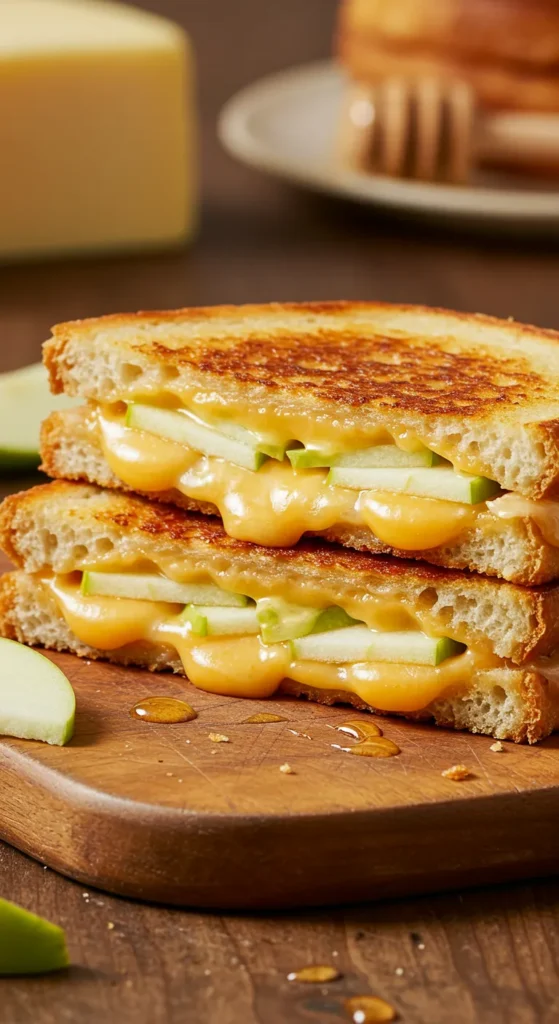 Apple & Cheddar Grilled Cheese